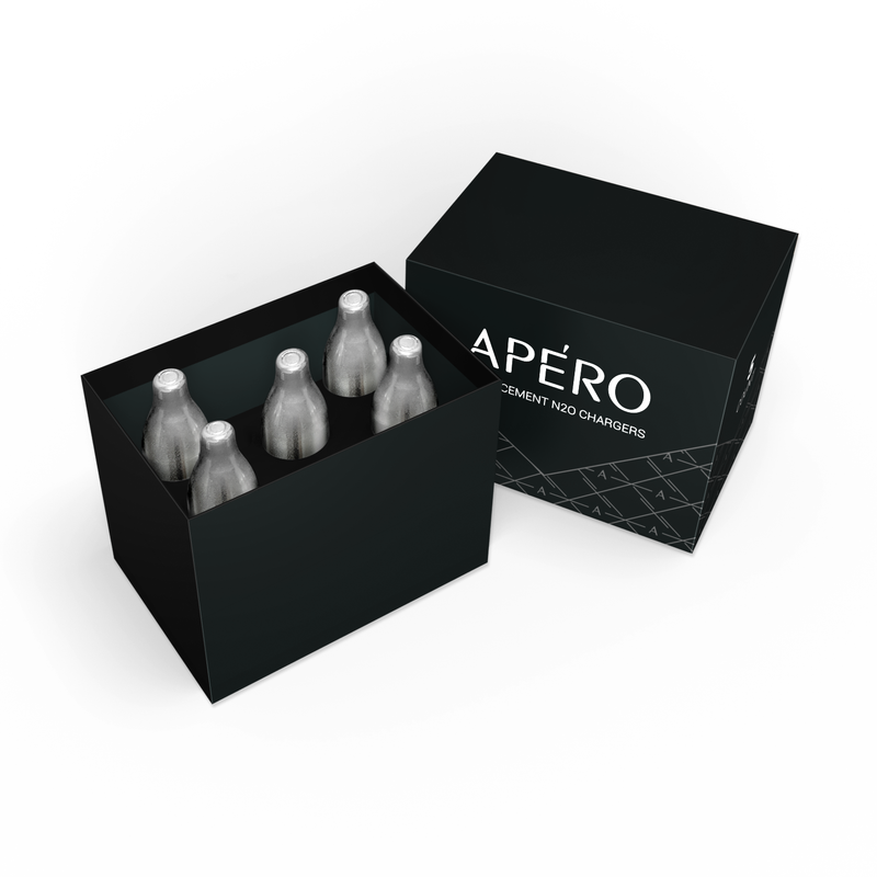 5 Pack APERO N₂O Replacement Nitrous Oxide Chargers